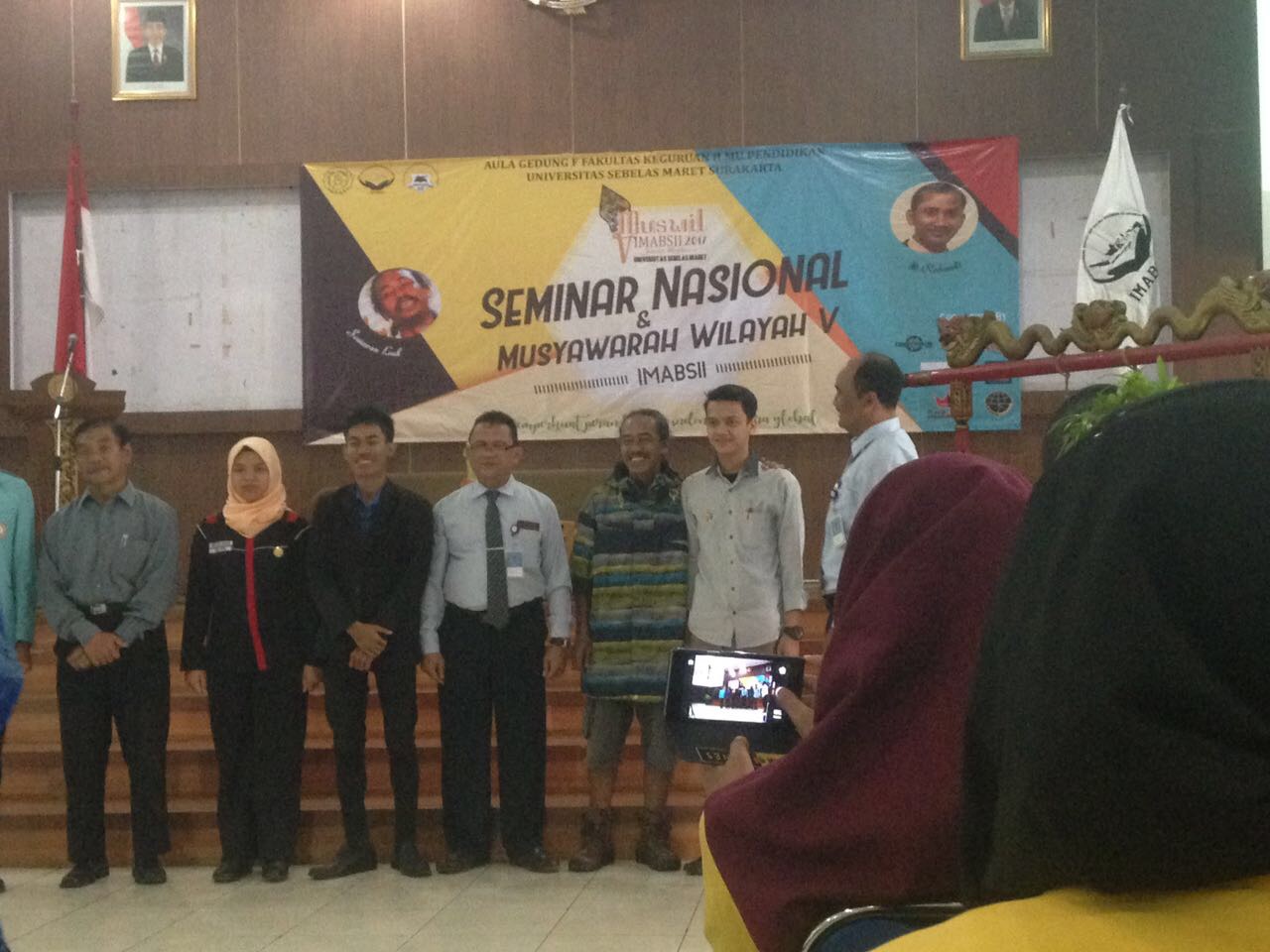 Kegiatan Musyawarah Wilayah Ikatan Mahasiswa Bahasa dan Sastra Indonesia Se-Indonesia (IMABSII) Regional Jawa Madura di Universitas Sebelas Maret Surakarta