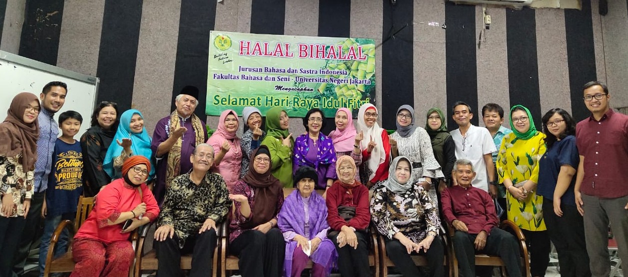 Halalbihalal Keluarga Besar Jurusan Bahasa dan Sastra Indonesia FBS UNJ