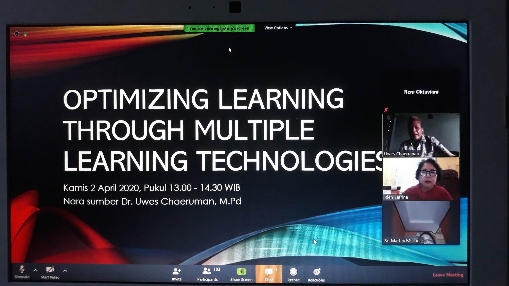 Optimizing Learning Through Multiple Learning Technologies