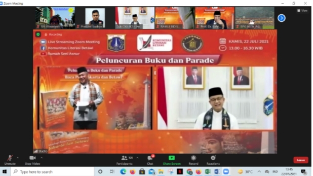 Peluncuran Buku dan Parade  Baca Puisi Jakarta dan Betawi