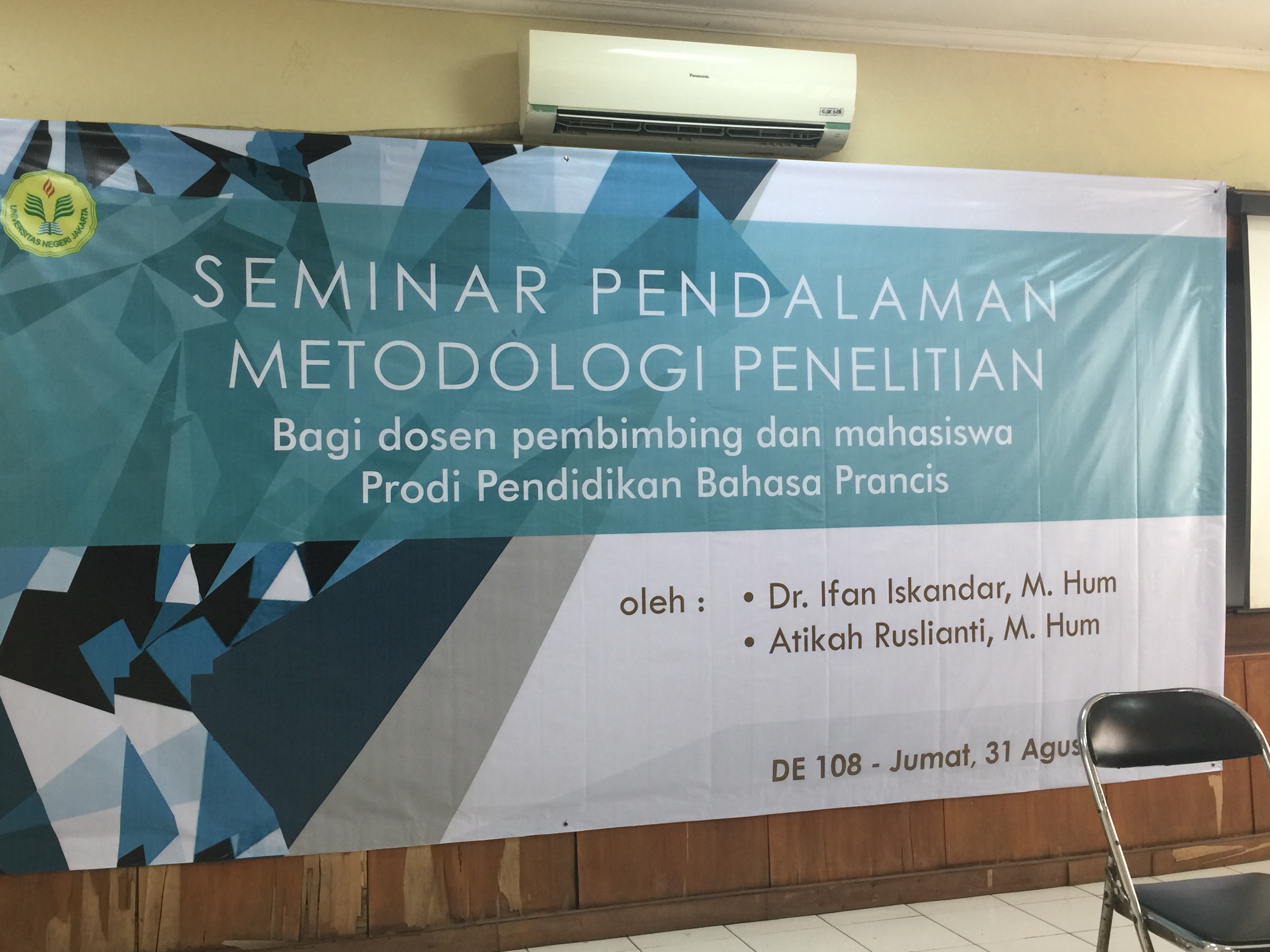 Seminar Pendalaman Metodologi Penelitian 31 Agustus 2018 post thumbnail image