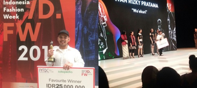 Ivan Rizky Pratama, Mahasiswa Seni Rupa yang Dinobatkan Sebagai Favorite Winner dalam Ajang Indonesia Young Fashion Designers Competition 2018